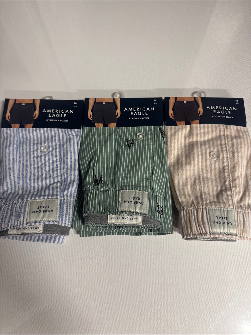 American Eagle Boxers Mens Medium 3 Pack